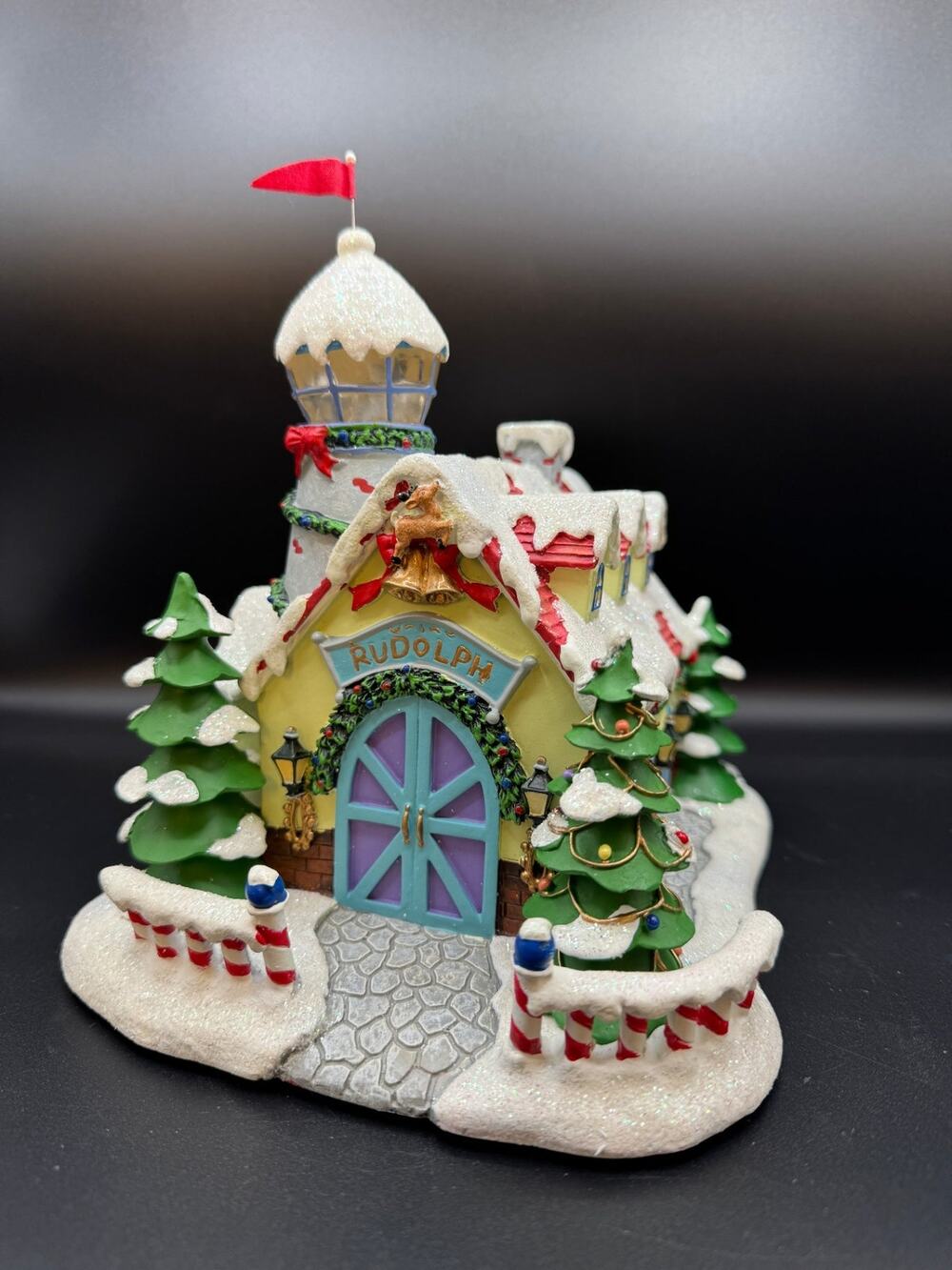 Hawthorne Village, Rudolph's Christmas Town Village, Watch Tower & Reindeer Barn